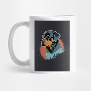 Rottweiler Dog 1 - Japanese Old Vintage Mug